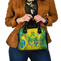 Brazil Football Custom Shoulder Handbag Brasil Birds Mascot Bora Brasil!