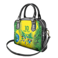 Brazil Football Custom Shoulder Handbag Brasil Birds Mascot Bora Brasil!