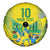 Brazil Football Custom Spare Tire Cover Brasil Birds Mascot Bora Brasil!