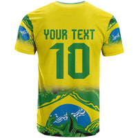 Brazil Football Custom T Shirt Brasil Birds Mascot Bora Brasil!
