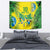 Brazil Football Custom Tapestry Brasil Birds Mascot Bora Brasil!