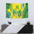 Brazil Football Custom Tapestry Brasil Birds Mascot Bora Brasil!