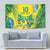 Brazil Football Custom Tapestry Brasil Birds Mascot Bora Brasil!
