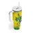 Brazil Football Custom Tumbler With Handle Brasil Birds Mascot Bora Brasil!