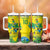 Brazil Football Custom Tumbler With Handle Brasil Birds Mascot Bora Brasil!