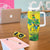 Brazil Football Custom Tumbler With Handle Brasil Birds Mascot Bora Brasil!