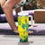 Brazil Football Custom Tumbler With Handle Brasil Birds Mascot Bora Brasil!