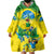 Brazil Football Custom Wearable Blanket Hoodie Brasil Birds Mascot Bora Brasil!