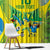 Brazil Football Custom Window Curtain Brasil Birds Mascot Bora Brasil!