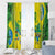 Brazil Football Custom Window Curtain Brasil Birds Mascot Bora Brasil!