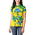 Brazil Football Custom Women Polo Shirt Brasil Birds Mascot Bora Brasil!