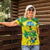 Brazil Football Custom Women Polo Shirt Brasil Birds Mascot Bora Brasil!