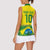 Brazil Football Custom Women Sleeveless Polo Shirt Brasil Birds Mascot Bora Brasil!