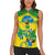 Brazil Football Custom Women Sleeveless Polo Shirt Brasil Birds Mascot Bora Brasil!
