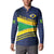Brazil Football Custom Button Sweatshirt Selecao Canarinho Flag Motif