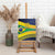 Brazil Football Custom Canvas Wall Art Selecao Canarinho Flag Motif