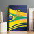 Brazil Football Custom Canvas Wall Art Selecao Canarinho Flag Motif