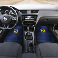 Brazil Football Custom Car Mats Selecao Canarinho Flag Motif