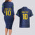 Brazil Football Custom Couples Matching Long Sleeve Bodycon Dress and Hawaiian Shirt Selecao Canarinho Flag Motif