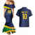Brazil Football Custom Couples Matching Mermaid Dress and Hawaiian Shirt Selecao Canarinho Flag Motif