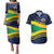 Brazil Football Custom Couples Matching Puletasi and Hawaiian Shirt Selecao Canarinho Flag Motif