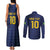 Brazil Football Custom Couples Matching Tank Maxi Dress and Long Sleeve Button Shirt Selecao Canarinho Flag Motif
