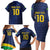 Brazil Football Custom Family Matching Long Sleeve Bodycon Dress and Hawaiian Shirt Selecao Canarinho Flag Motif