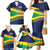 Brazil Football Custom Family Matching Mermaid Dress and Hawaiian Shirt Selecao Canarinho Flag Motif