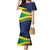 Brazil Football Custom Family Matching Mermaid Dress and Hawaiian Shirt Selecao Canarinho Flag Motif