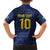 Brazil Football Custom Family Matching Off The Shoulder Long Sleeve Dress and Hawaiian Shirt Selecao Canarinho Flag Motif