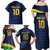 Brazil Football Custom Family Matching Off Shoulder Maxi Dress and Hawaiian Shirt Selecao Canarinho Flag Motif