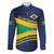 Brazil Football Custom Family Matching Off Shoulder Short Dress and Hawaiian Shirt Selecao Canarinho Flag Motif