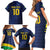 Brazil Football Custom Family Matching Short Sleeve Bodycon Dress and Hawaiian Shirt Selecao Canarinho Flag Motif