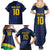 Brazil Football Custom Family Matching Summer Maxi Dress and Hawaiian Shirt Selecao Canarinho Flag Motif