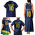 Brazil Football Custom Family Matching Tank Maxi Dress and Hawaiian Shirt Selecao Canarinho Flag Motif