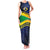 Brazil Football Custom Family Matching Tank Maxi Dress and Hawaiian Shirt Selecao Canarinho Flag Motif