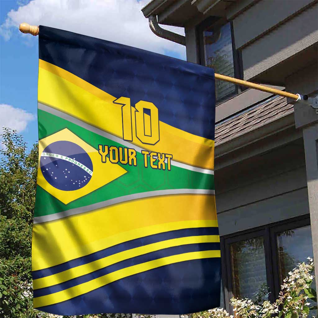 Brazil Football Custom Garden Flag Selecao Canarinho Flag Motif