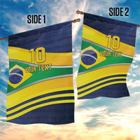 Brazil Football Custom Garden Flag Selecao Canarinho Flag Motif