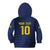 Brazil Football Custom Kid Hoodie Selecao Canarinho Flag Motif