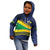 Brazil Football Custom Kid Hoodie Selecao Canarinho Flag Motif