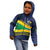Brazil Football Custom Kid Hoodie Selecao Canarinho Flag Motif