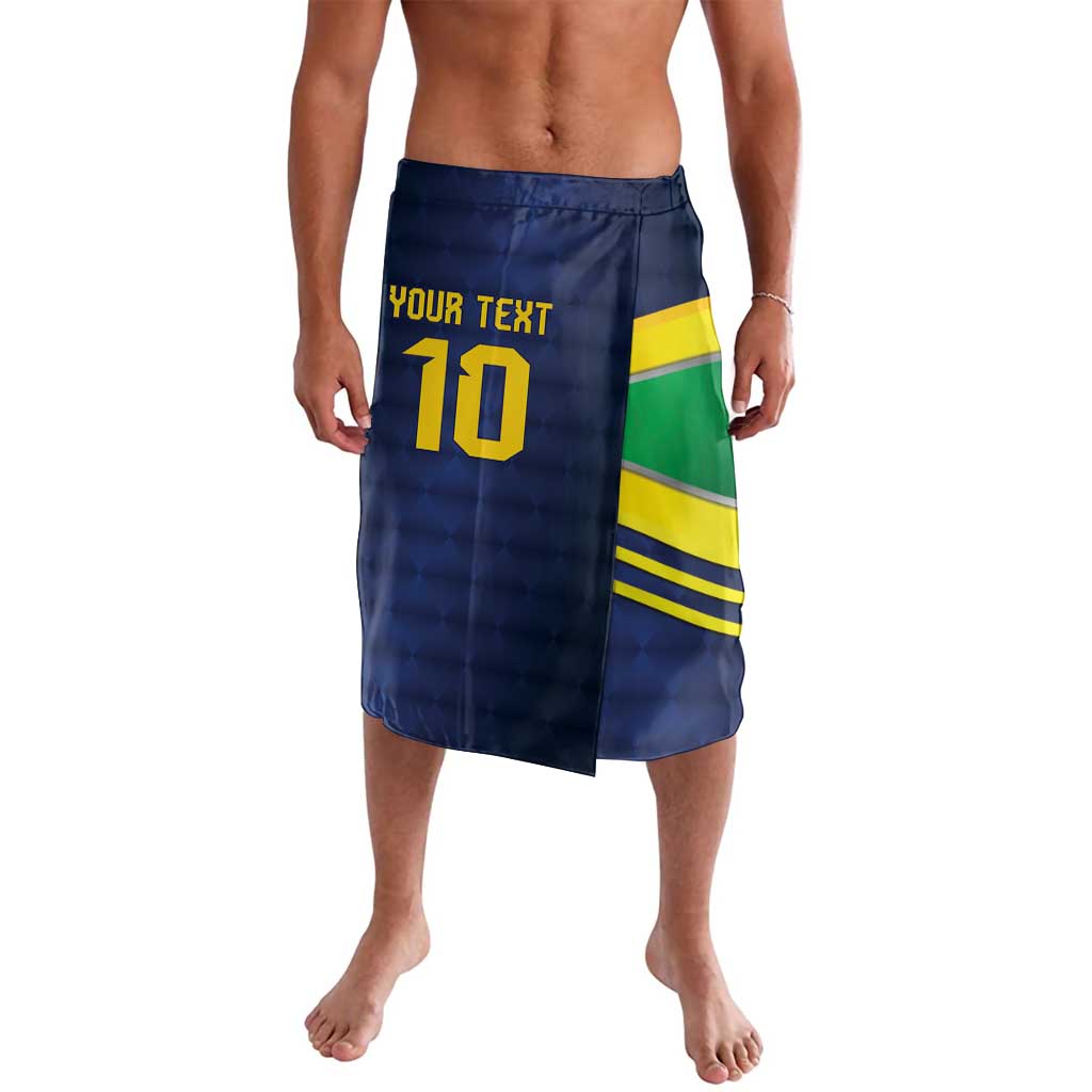 Brazil Football Custom Lavalava Selecao Canarinho Flag Motif