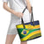 Brazil Football Custom Leather Tote Bag Selecao Canarinho Flag Motif