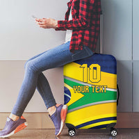 Brazil Football Custom Luggage Cover Selecao Canarinho Flag Motif