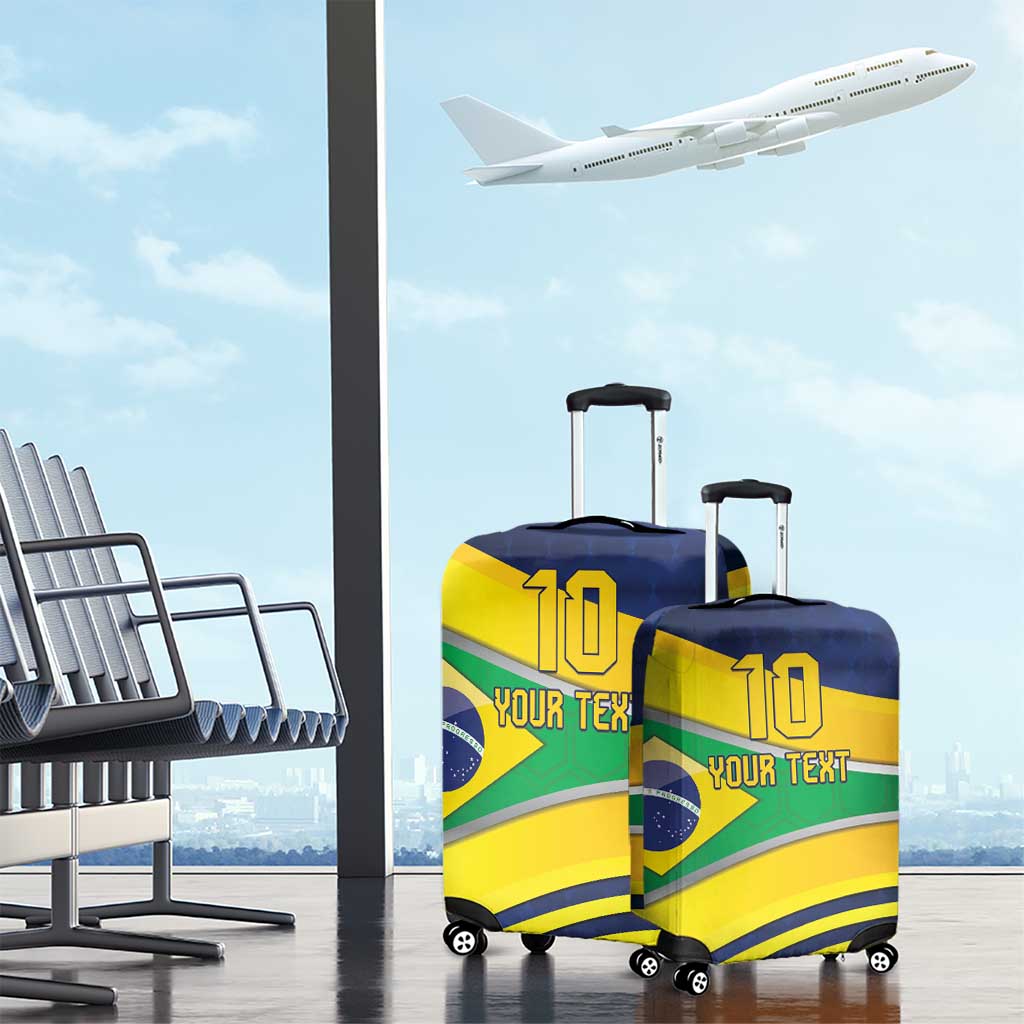 Brazil Football Custom Luggage Cover Selecao Canarinho Flag Motif