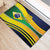 Brazil Football Custom Rubber Doormat Selecao Canarinho Flag Motif