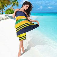 Brazil Football Custom Sarong Selecao Canarinho Flag Motif