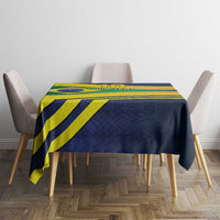 Brazil Football Custom Tablecloth Selecao Canarinho Flag Motif