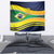Brazil Football Custom Tapestry Selecao Canarinho Flag Motif