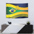 Brazil Football Custom Tapestry Selecao Canarinho Flag Motif